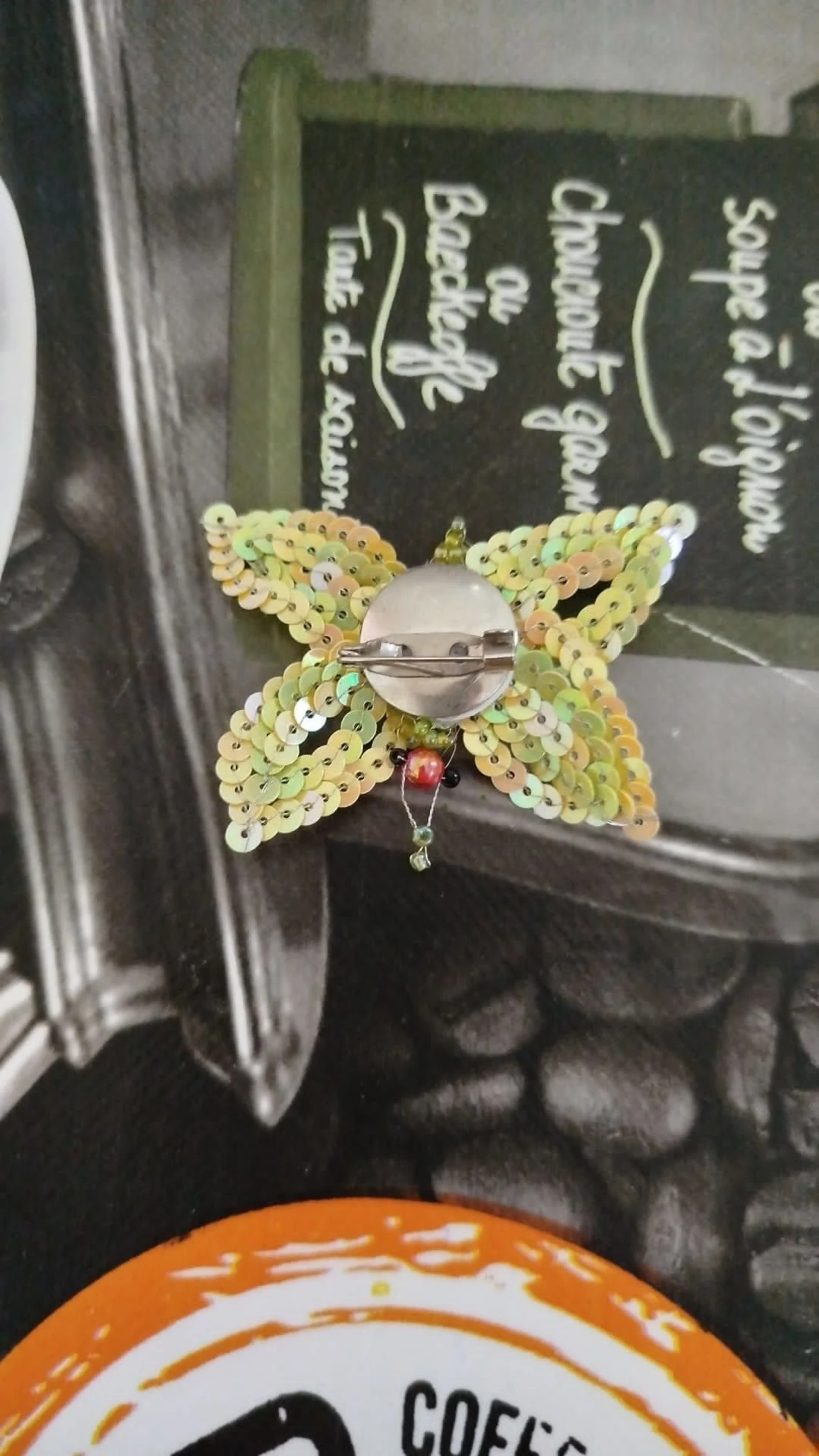 Broche de lantejoulas borboleta 🦋 – photo 2